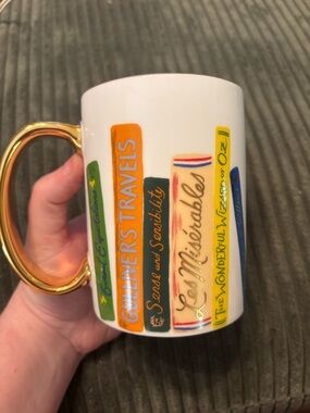 Rifle Paper Co. Book Club Porcelain Mug